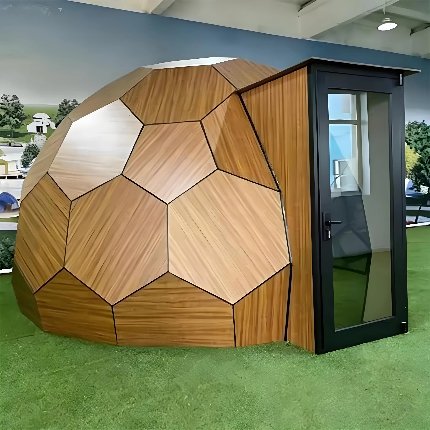Wooden 8M Geodesic Dome