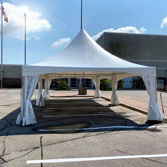 steel cable tent