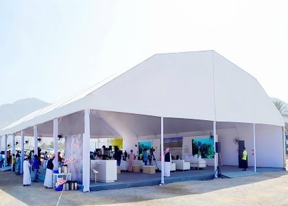 Exhibition Hall polygon tent in Middle East