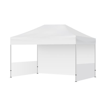 + 2 half sidewall for trade show tent