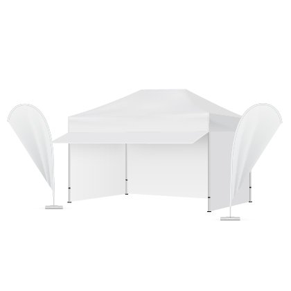 +2 billboards for trade show tent