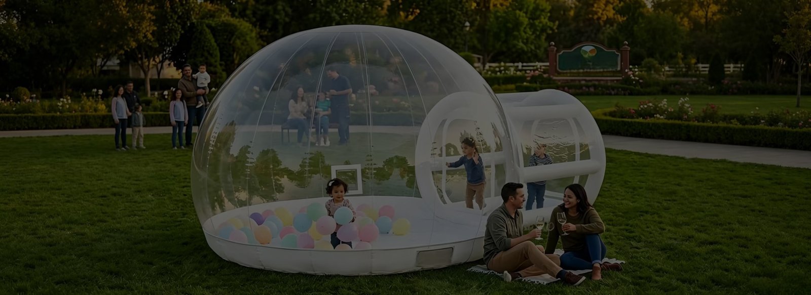 Dome inflatable tent factory