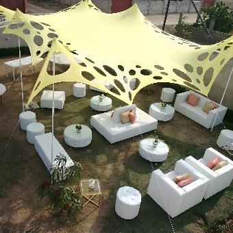 Outdoor cheese tent