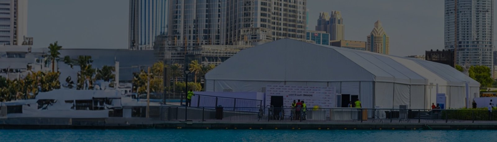 aluminum polygon tent structure