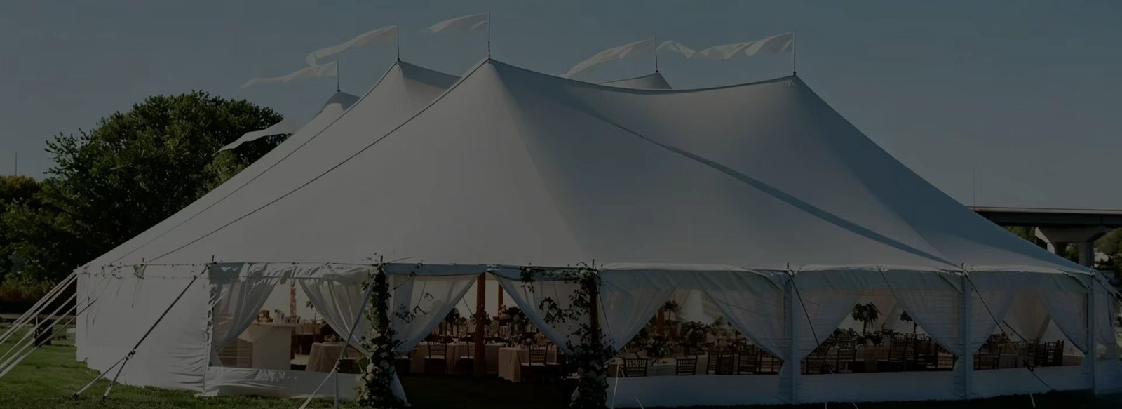 canvas wedding tent factory
