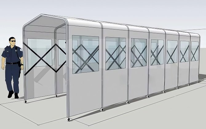 custom retractable tunnel
