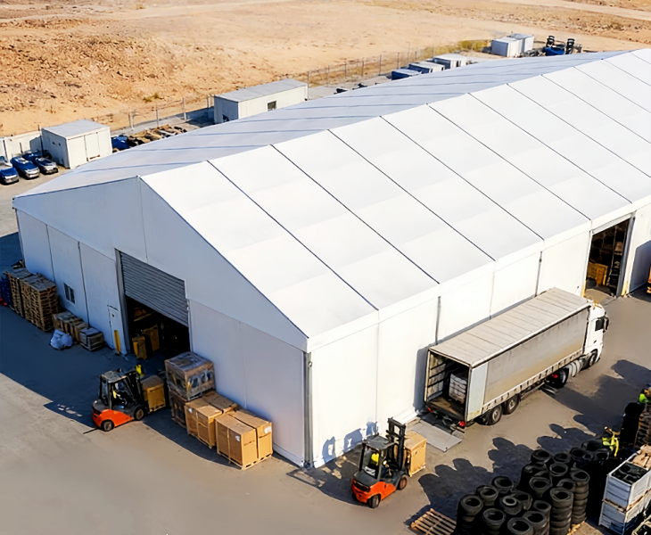 industrial warehouse tents