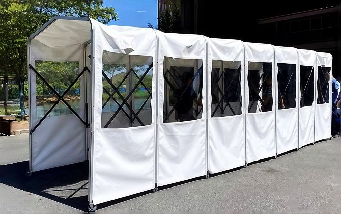 retractable tunnel tent factory