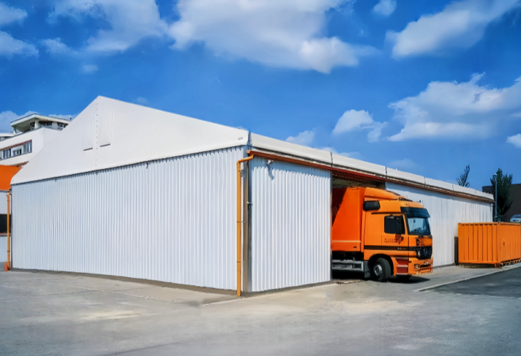 what is a warehouse tent
