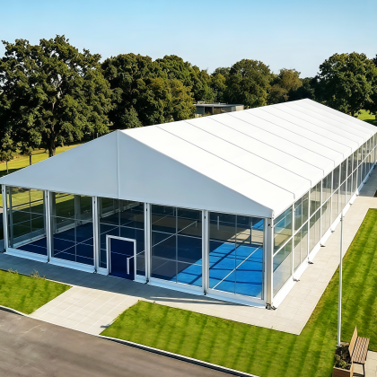 A-Frame Tennis Court Cover