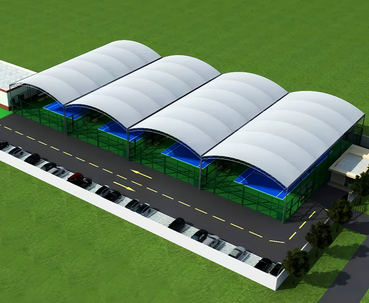 custom tennis court cover