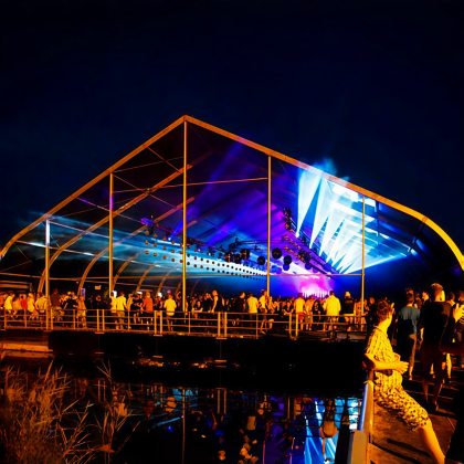 Curve Concert Tent