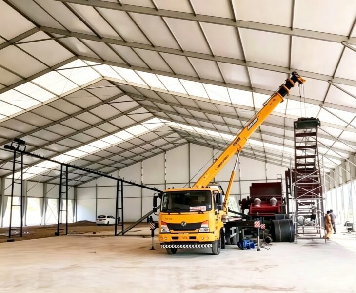 modular construction tents