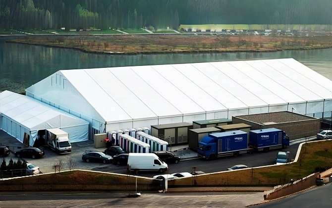Chile Logistics Center Structure Tent