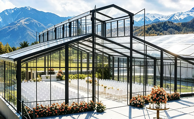 Luxury Wedding Venue Transparent Structure USA