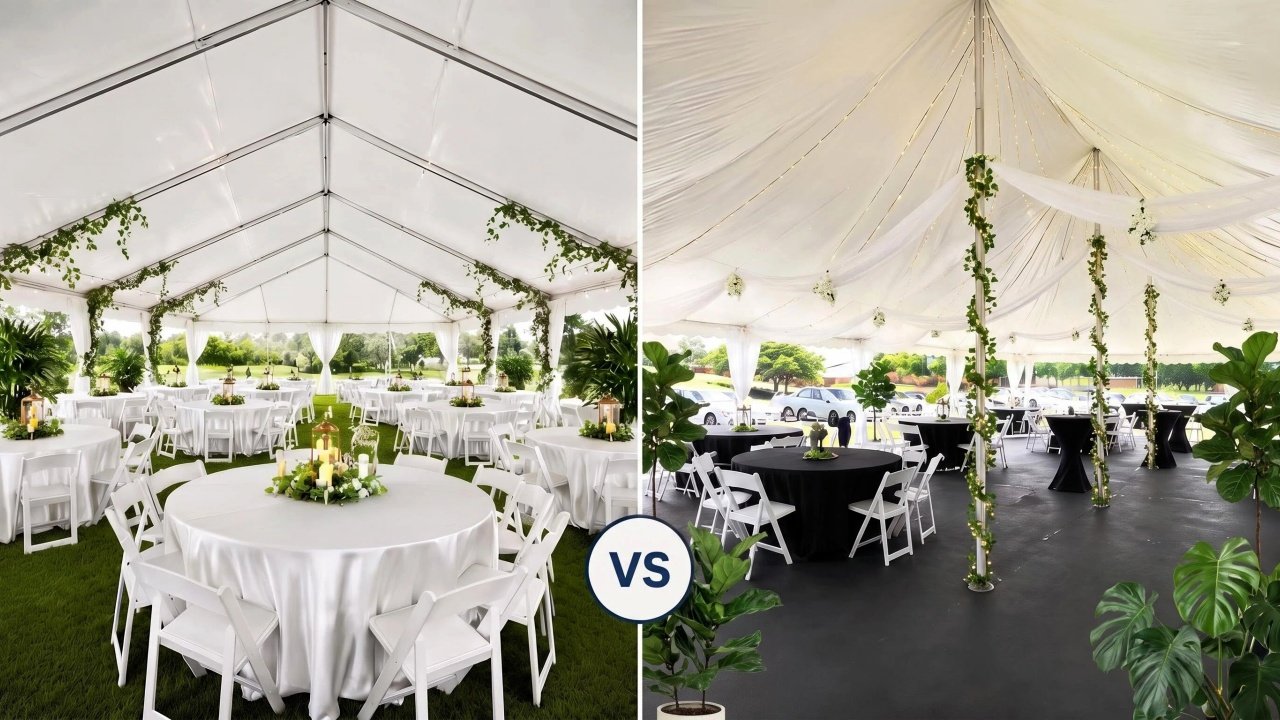 Frame Tent vs. Pole Tent
