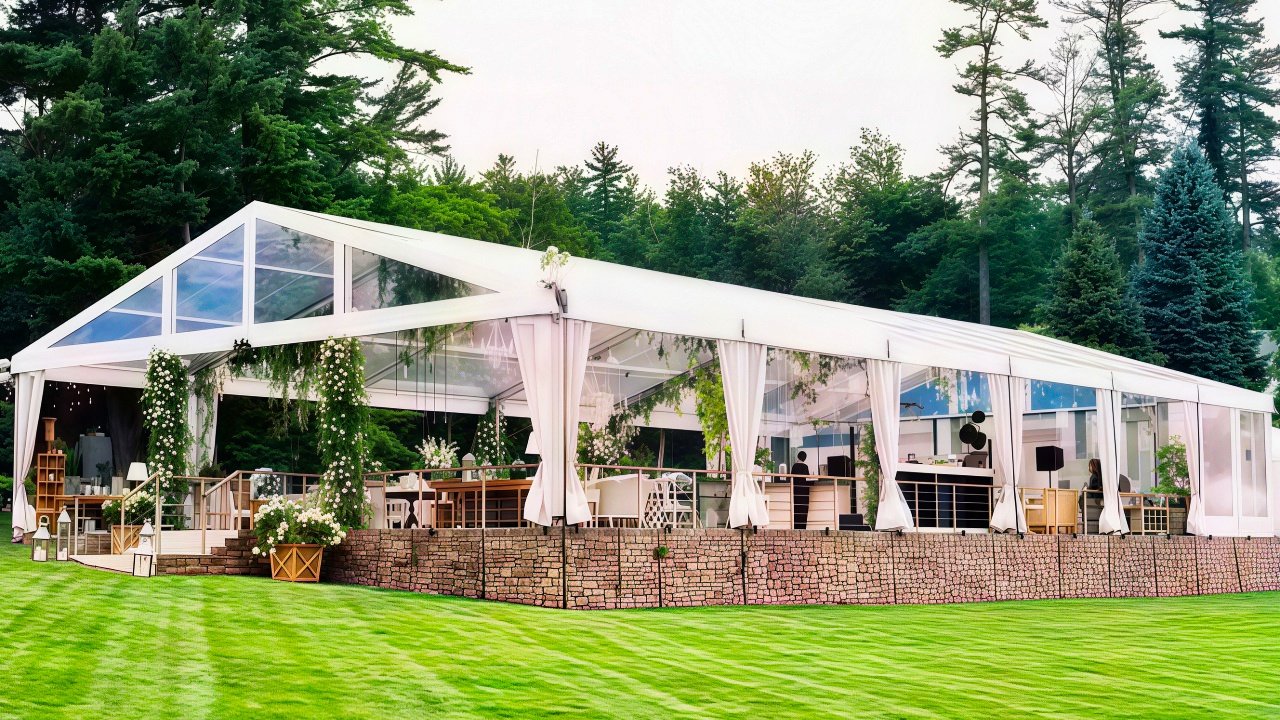 types of wedding tent