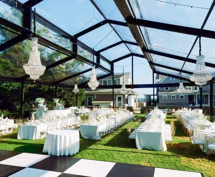 transparent atrium tents