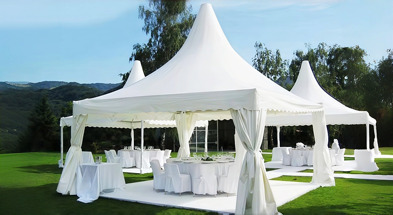 high peak wedding tents
