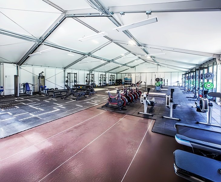 modular gym tents