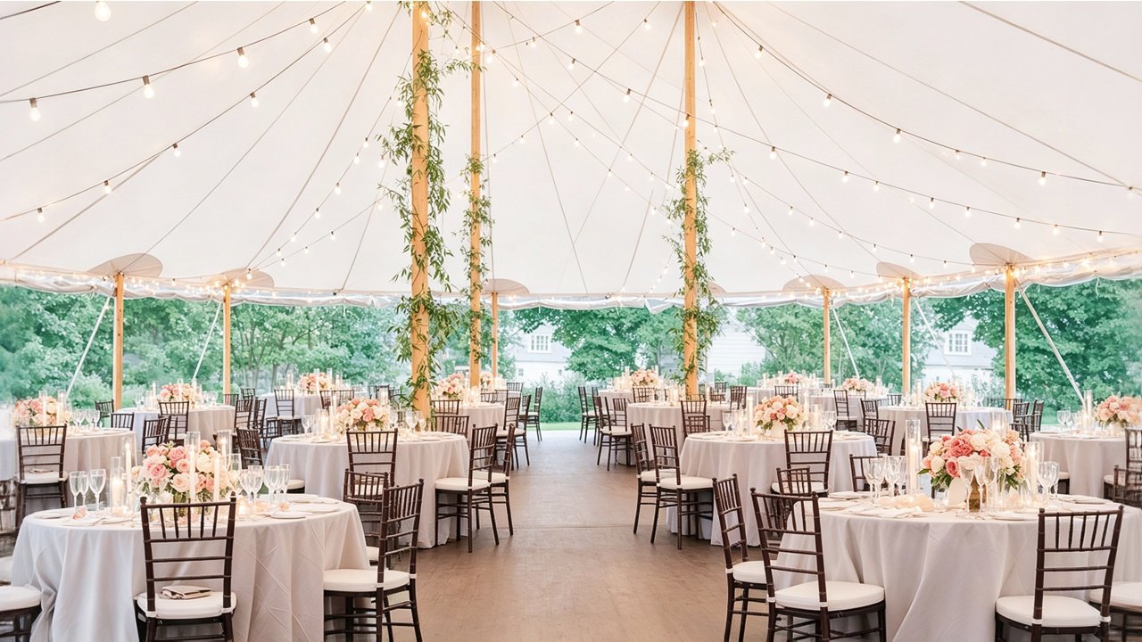pole wedding tents