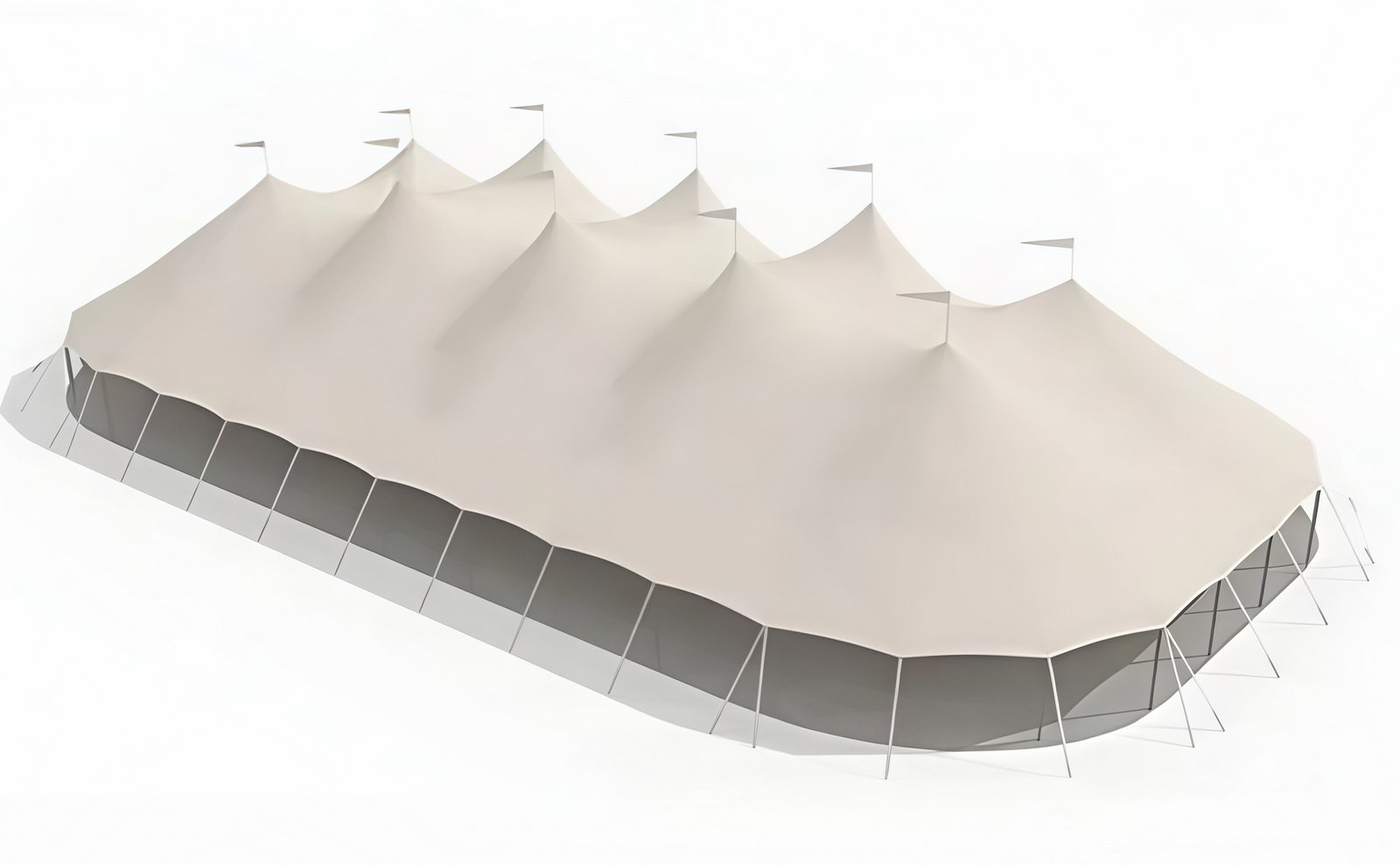 20m x 38m Sailcloth Tent