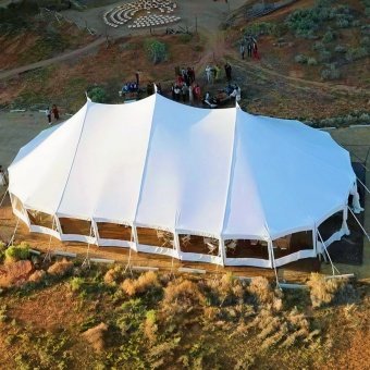 Arched Sailcloth Tent