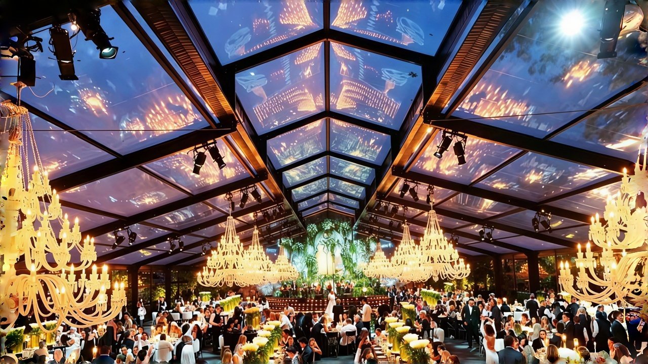 atrium tent for wedding