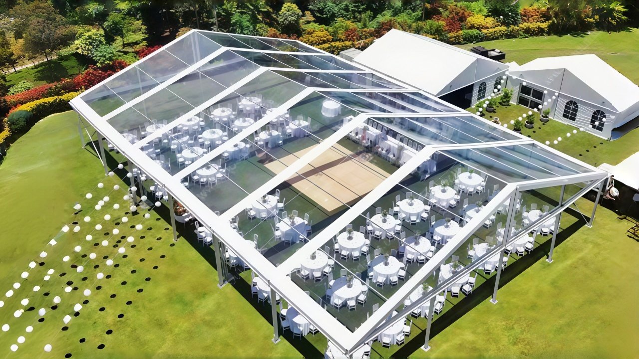 clear top wedding tent​