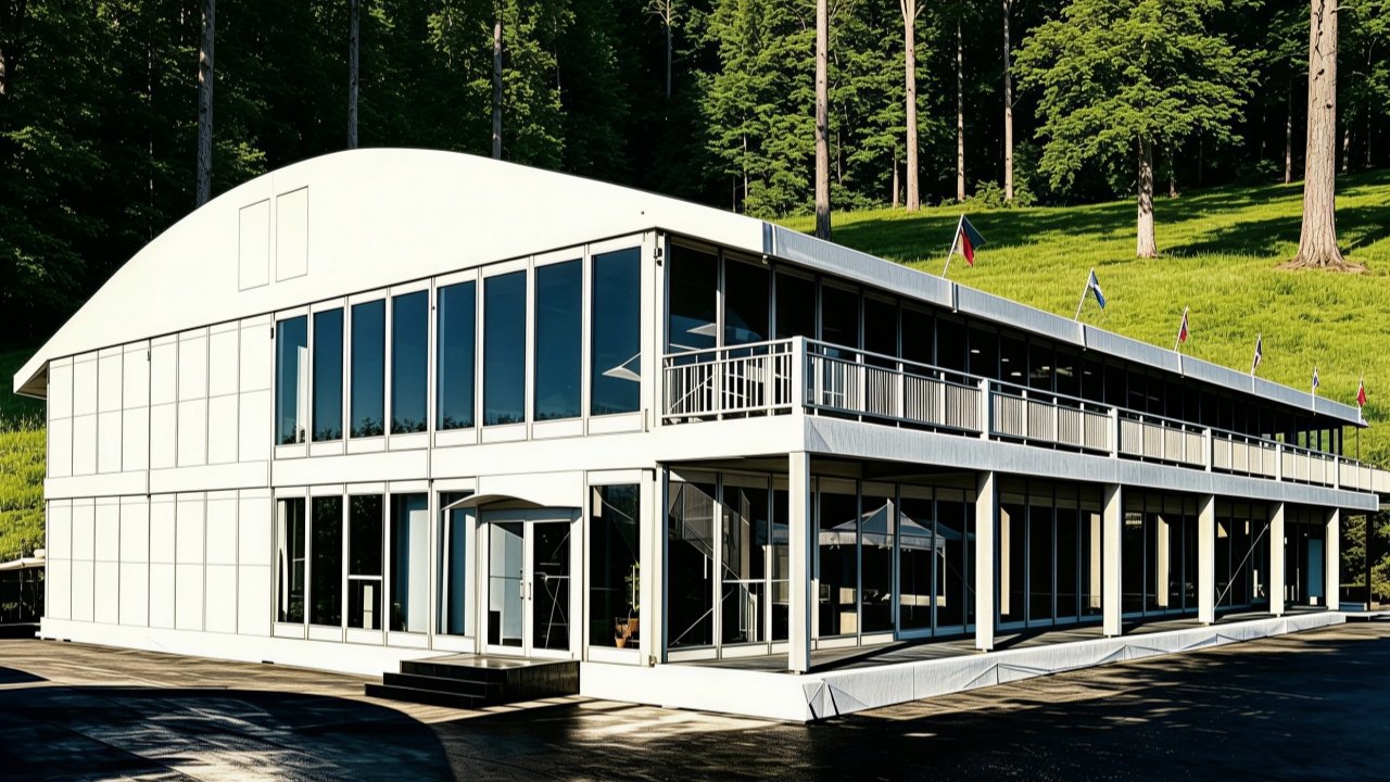 double decker tent for wedding
