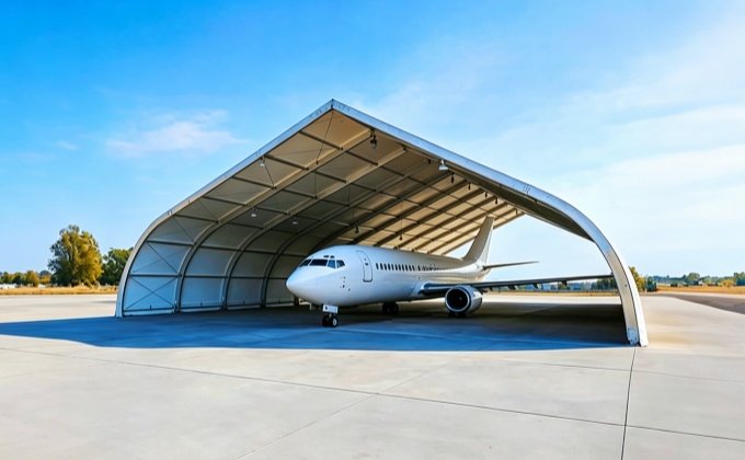 TFS Aircraft Hangar Tent Solution with a Size of 35x40m