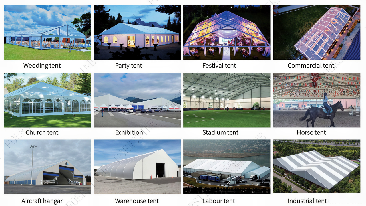 commercial frame tents