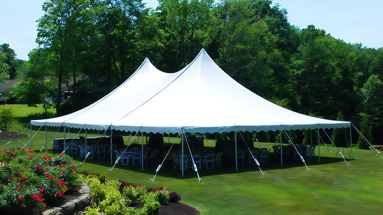 pole tents for parties