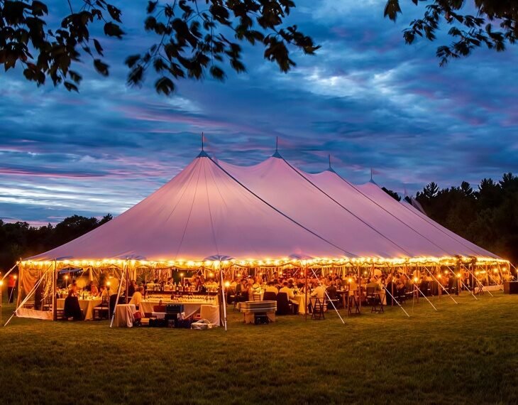 Luxurious Sailcloth Tent