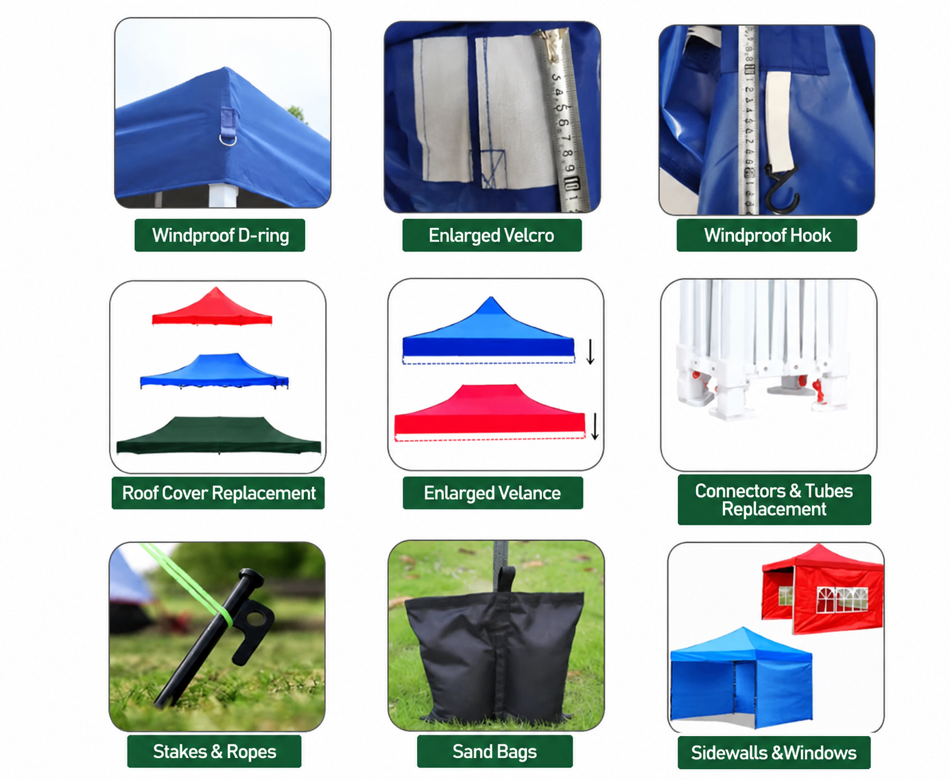 canopy tent accessories