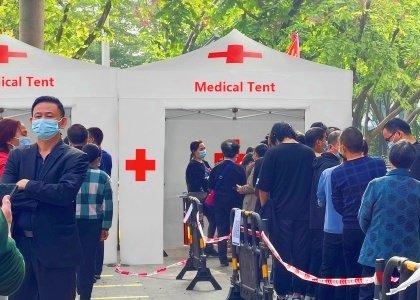 Vaccination Medical Tent