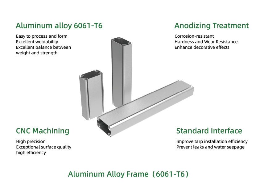 aluminum 40 x 100 tent