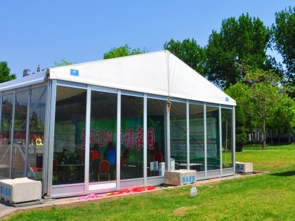 Tent Glass Wall